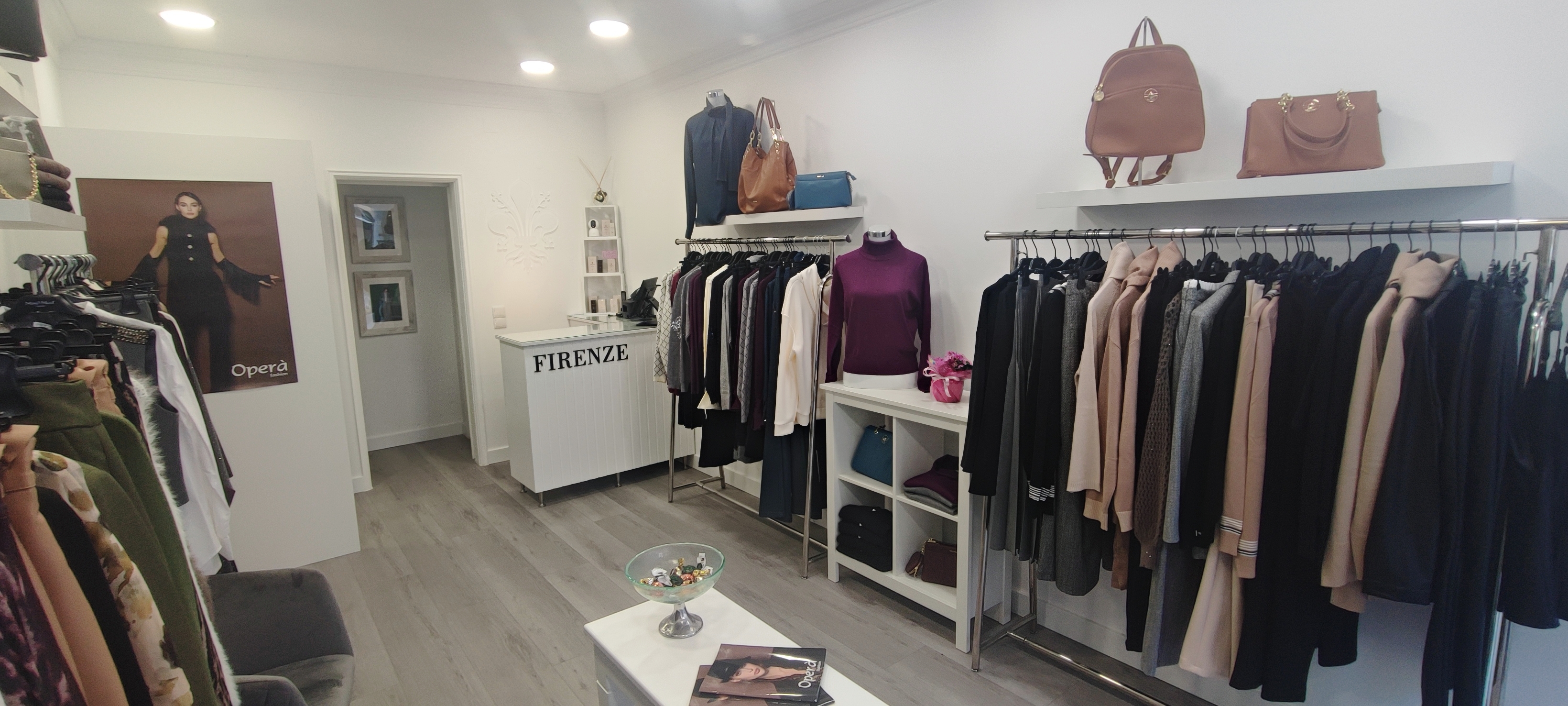 Loja Firenze - Interior da nossa loja de moda italiana